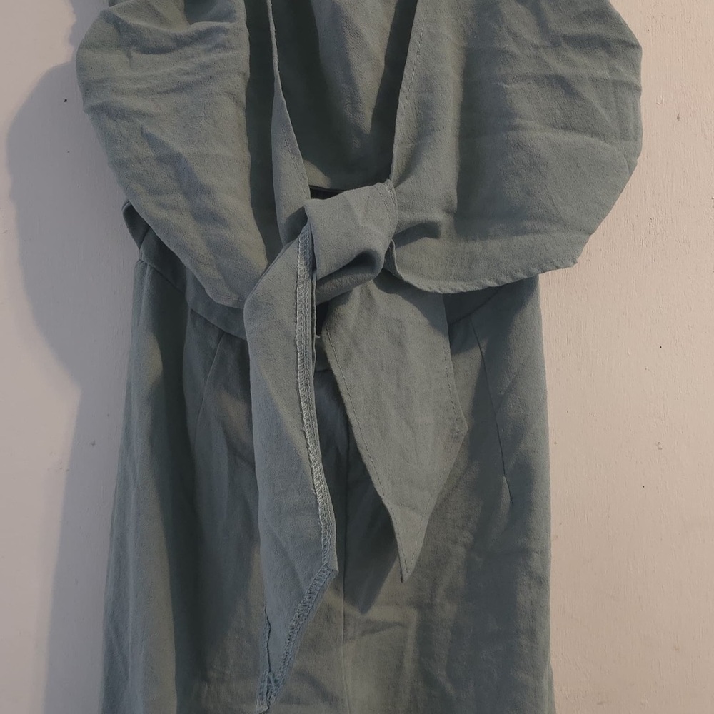 Gray Casual Top jumpsuit - Picture 4 of 14